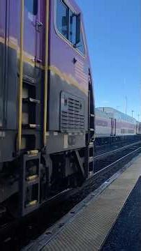 MBTA Train Meet at Framingham! CTC-5 # 1829 & HSP46 # 2005