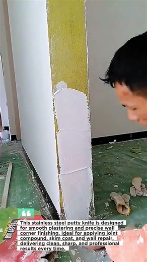 Perfect Wall Corner Finishing Tool | Satisfying Plastering Skills That Pros Use