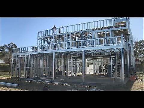 STEEL FRAME Construcción en seco casa de dos plantas