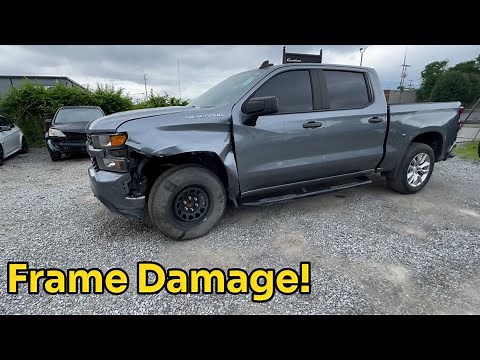 Rebuilding a 2019 Chevy Silverado with Frame Damage. Part 1
