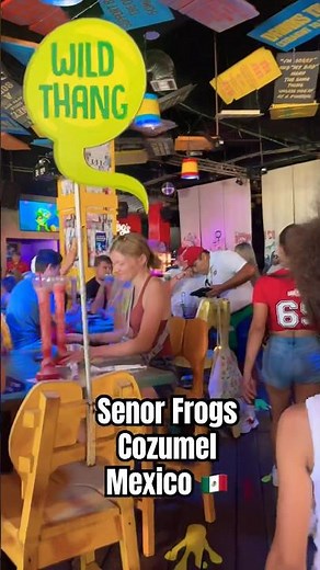 Senor Frogs In Cozumel Mexico! 🇲🇽♥️ We Best time ever at this location #Cozumel #Mexico #Travel