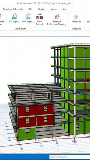 How to Design Concrete Building in Prota Structure. ( 8 Storey Building )