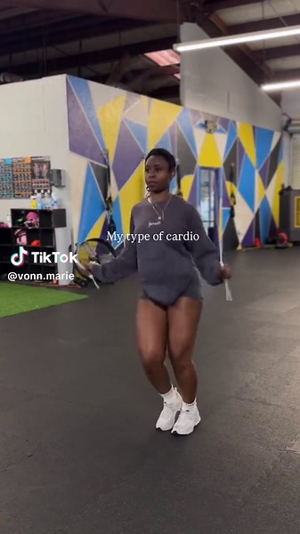 Don’t overthink it. Just move. 😊 Rope: JumpWithV Link in the bio or my tik tol shop. #jumpwithv #jumprope #jumpropecardio