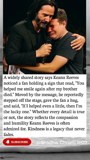 Keanu Reeves' Kindest Moment ❤️