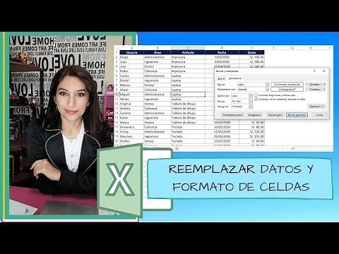 Cómo reemplazar datos de varias celdas en Excel