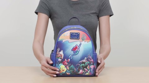Loungefly Backpack Disney - Little Mermaid - Backpack - Disney Princesses - Cute Collectable Bag - Gift Idea - Official Merchandise - for Boys, Girls Men and Women - Movies Fans
