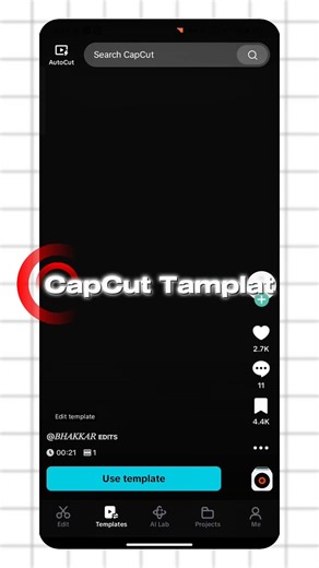 How to use trending template in cap cut ? cap cut trending template use Karen 😱#shorts​ #short​