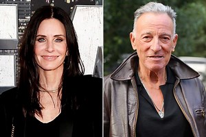 Courteney Cox and Bruce Springsteen reunite at U.S. Open 41 years after 'Dancing in the Dark' music video