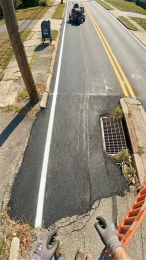 POV: Modern Asphalt Road Repair | Construction Crew in Action 🛣️ #RoadConstruction #Asphalt #POV