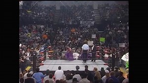 11 24, 1997 – On WCW Monday Nitro from Saginaw, Michigan, Hollywood Hulk Hogan offered an open challenge for the WCW World Heavyweight Championship which was accepted by The Giant who won the main event match by disqualification. Also, Randy Savage defeated Disco Inferno, Booker T pinned Meng, and Buff Bagwell defeated Chris Jericho. | Anthony Alimondo