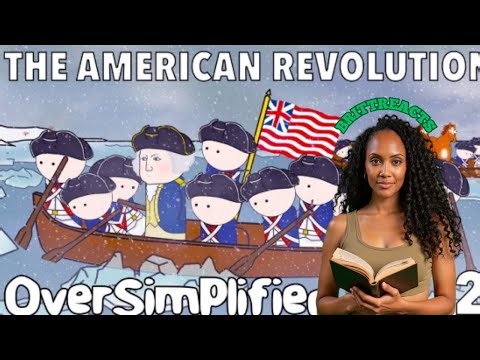 AMERICA IS BORN! | OVERSIMPLIFIED AMERICAN REVOLUTION (PART 2) | BRITTREACTS