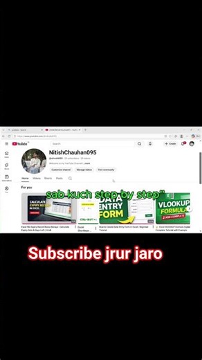 Excel basic to advance #ExcelHindi#ComputerCourse#ExcelForBeginners#LearnExcel#HindiTutorial