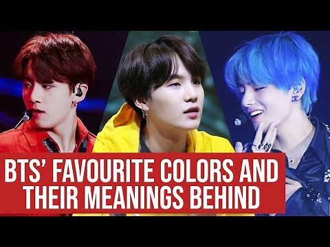Revealing BTS Members’ Favourite Colors And Their Meanings Behind
