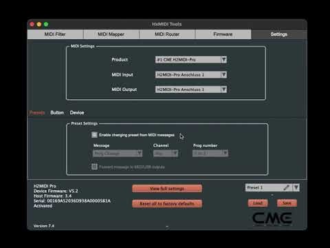 H2Midi pro erkennt Easycontrol.9 von Worlde nicht