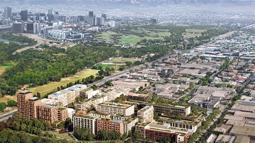 Drone footage of old West End site, Thebarton