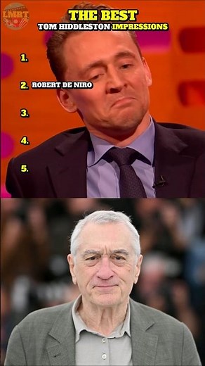 😂 Tom Hiddleston’s Funniest Impressions #shorts