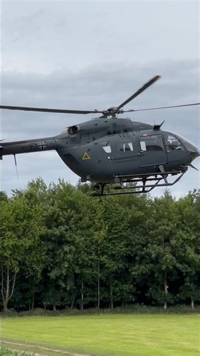 Inbound: German Air Force H145M LUH SOF Helicopter #h145m #helicopter #airbus