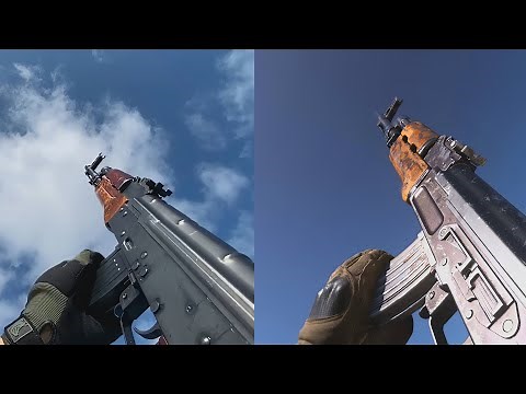 AK 47 Real Life VS Modern Warfare