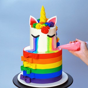 Oddly Satisfying and Fantastic Unicorn Cake Decorating Idea | Cake Time