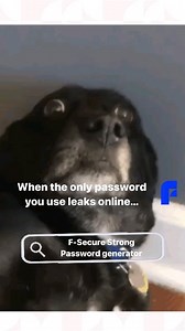 3 comments | Don't sweat it, create new and unique passwords for free. Search F-Secure Strong Password Generator. | F-Secure | Facebook