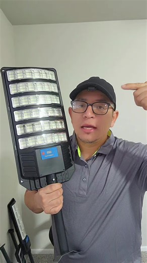 I Solar Street Light, 288 LED Solar Lights - IP65, Wide Angle Motion Sensor, Remote Control, Dusk to Dawn And - Perfect for Commercial Area, Parking Lot, Yard Lighting, Outdoor Solar Lights, Outdoor LED Safety#solar#lamparas #luz #casa #ahorra