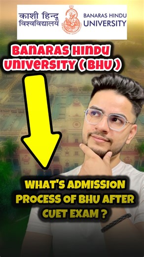 Harsh Suri | CUET Educator | 🤩BANARAS HINDU UNIVERSITY ( BHU ) : Complete Admission Process 🤯 2025 | NIRF RANKED : 5th😱🤯 | BHU >> DU🤔 #cuet #delhiuniversity #cuet2025... | Instagram