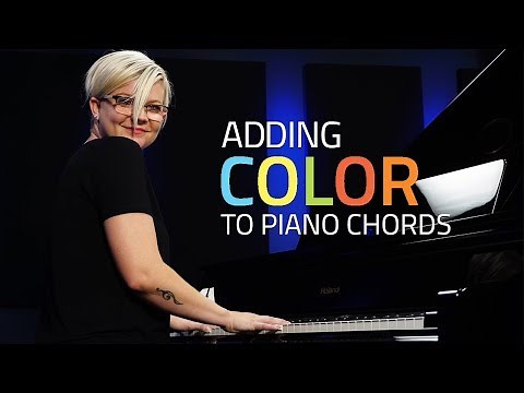 Adding Color To Simple Piano Chords (Piano Lesson)