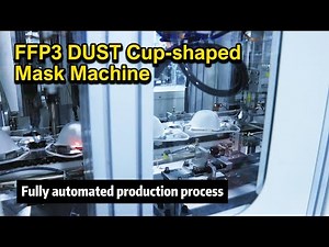 Boosting PPE Output: A Look Inside a Modern FFP3 Cup-Shaped Mask Machine- FFP3 DUST Cup Mask Machine