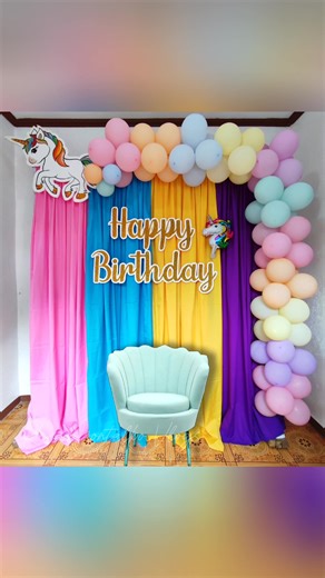 Unicorn Themed Birthday Party Decoration Ideas