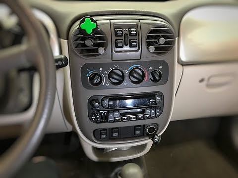 2002 Chrysler PT Cruiser Radio Removal