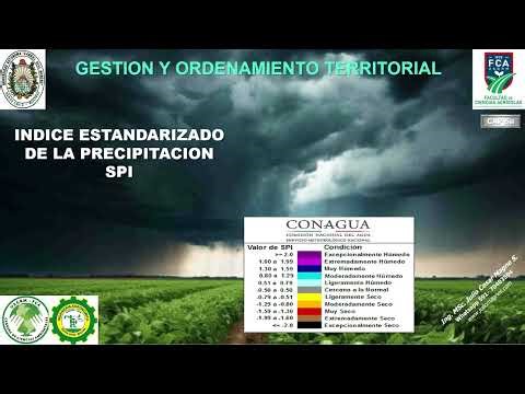 05A- Índice Estandarizado de la Precipitación-SPI- Índice de Sequia -Gestión Territorial y Ambiental