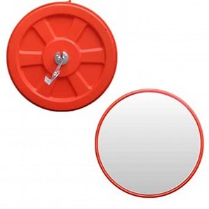 2 Pcs 11.8 inch Convex Mirror Safety Traffic Mirror for Blindspots Wide Angle View Indoor & Outdoor Security Mirror Parking Mirror for Garage Curved Driveway Mirror for Wall