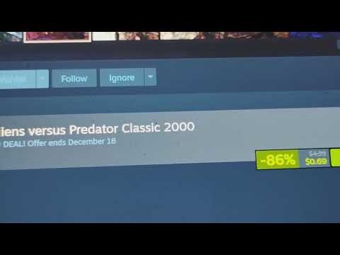 Alien versus predator 2000 for 69 cents!