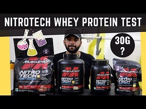 MUSCLETECH Nitrotech Whey With Creatine | Whey Protein Test Kit Result | Review | PROTM