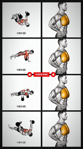 Best Kettlebell Chest Exercises! Build a stronger, more defined chest with these powerful kettlebell chest exercises designed for muscle building, strength training and home workouts. If you want a bigger chest, better upper-body strength and a functional training boost, this kettlebell chest workout is perfect for you. Great for beginners or advanced lifters training at home or in the gym. Featured Chest Exercises: 1️⃣ Kettlebell Lying on Floor Chest Press – Builds chest strength and stabilises