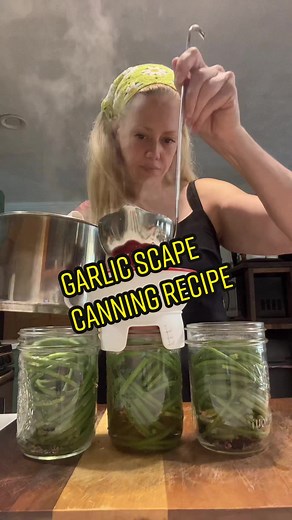 Pickled Garlic Scapes Recipe Tutorial