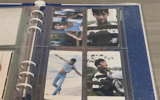 【EXO/主CHEN】没几张卡的卡册翻翻看