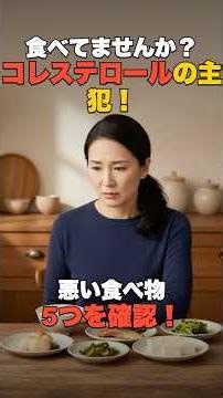 コレステロールに悪い食べ物5つ、第1位はコレ