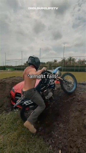 Alex G Uses His BMW M3 as a Dirt Bike RAMP?!
