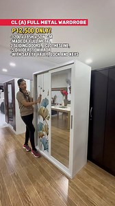 -✨FULL METAL CL-(A)✨--120L x 185H x 50W CM-MADE OF FULL METAL2 SLIDING -DOORS,1CLOTHESLINE,-5 DIVIDERS,1 MIRROR-WITH SAFETY VAULT, LOCK AND KEYS🛒 RESERVE NOW!-Message us Online via our FB Page: 📥 “FURNITURE DEALS PHILIPPINES”-📍Or visit our Furniture Deals Showrooms:📌 Furniture Deals Imus:5595-D-PALICO IV Along E. Aguinaldo, Imus, Cavite |📞 63 917 189 0012-📌 Furniture Deals Dasma:L-60 Blk-1 Armstrong Salawag, Dasmariñas, Cavite |📞 63 905 329 2943-📌 Furniture Deals Sta. Maria:KM39 Pulong B