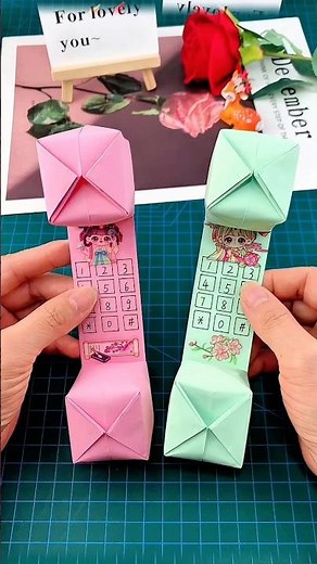 Childhood Phone Origami 📞 | Fun & Nostalgic Paper Craft