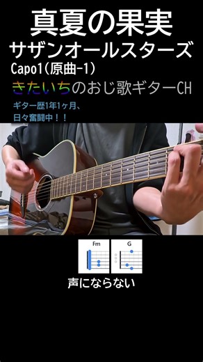 名曲の切なさと夜勤明けの疲労感が完全にシンクロ…38歳が歌うサザン『真夏の果実』😇 #shorts #弾き語り #男が歌う #歌ってみた #ギター弾き語り #夜勤明け #アコギ