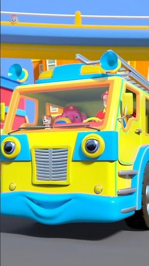 Wheels on the Firetruck, Learning Songs #nurseryrhymes #kidssongs