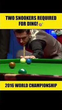 HE NEEDED TWO SNOOKERS! 🤯🔥 | Ding Junhui vs Mark Selby | World Championship Final 2016