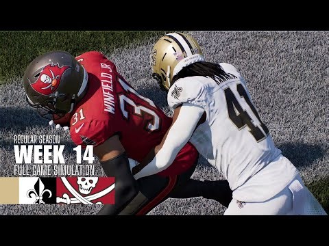 Saints vs. Buccaneers | 2025-26 Season Week 14 | Madden NFL 26 Simulation