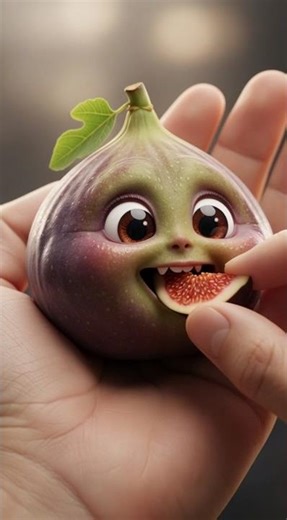 Hyper-Realistic CGI Fig Art 🍃 | Satisfying Digital Food Visual #AI #shorts #ASMR