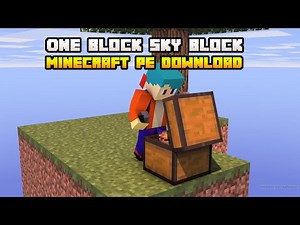 How To Download & Install One Block Survival In Minecraft PE 1.16+