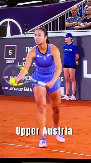 Alex Eala defeat Julia Grabher at Austria Ladies Linz tournament 2026#alexeala #wta #tennis