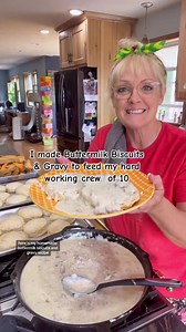 Here it is !! My Buttermilk Biscuits & Gravy Recipe !! It was so good. #justthebells10 #BigFamilyCooking #biscuitsandgravy #homemade #breakfastideas #breakfastfood #FamilyMeals #mealideas #bigfamily #familygoals | Just the Bells 10