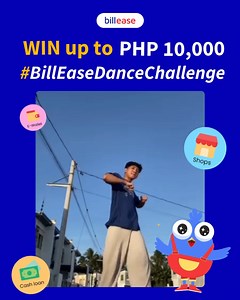 WIN up to PHP 10,000 sa #BillEaseDanceChallenge 💃🕺 Last chance mo na to para sumali! Humataw na at ipakita ang dance moves mo sa TikTok, may chance ka nang manalo ng cash prizes Billie merch! Just follow the instructions below para ma-count as your challenge entry 😉 𝗛𝗢𝗪 𝗧𝗢 𝗝𝗢𝗜𝗡? 🟦 Post your entry on TikTok until March 17! (Yep, we've extended the deadline!) 🟦 Make sure you're using the official sound: https://billease.co/BillEaseDanceChallengeSound 🟦 Follow us on our official soci